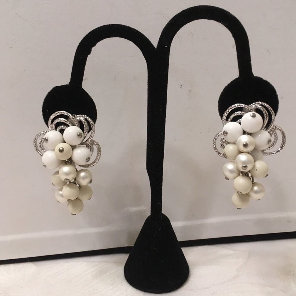 Vintage Park Lane Silver Earrings With Dangles - Picture 5 of 7